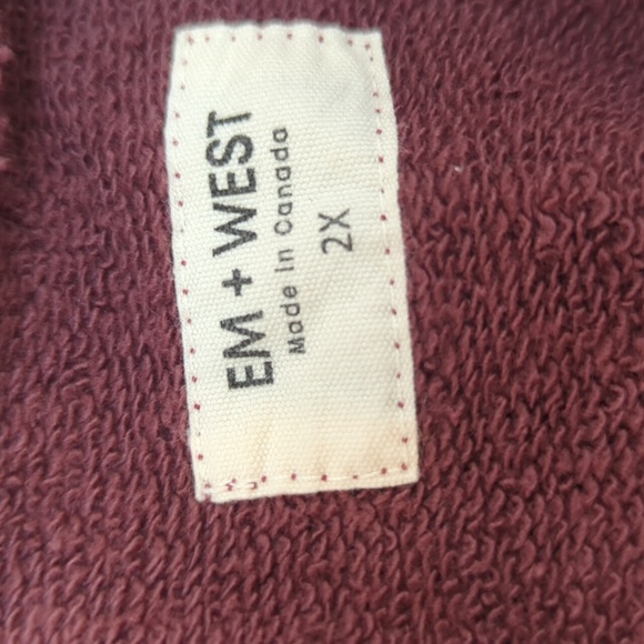 Em & West the one shouldered sweatshirt - Picture 3 of 4